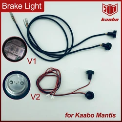 Brake Light Rear LED 12V Red Taillight Original Spare Parts for Kaabo Mantis 60V Electric Scooter