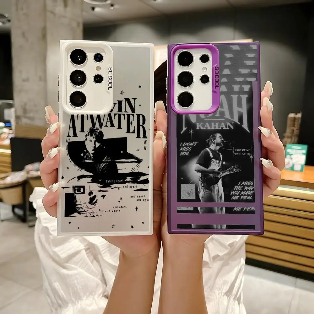 N-Noah K-Kahan Stick Season Phone Case For Samsung Galaxy S25 Edge S24 S23 S22 S21 S20 Ultra Funda Silicone Silver cover