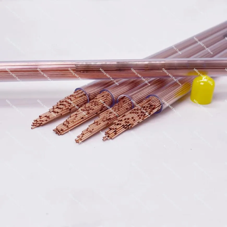 Single Hole Copper Tube Edm Drilling Machine 0.3mm-3.0mm Length 400mm WEDM Wire Cutting Parts Electrode Consumables Piercing