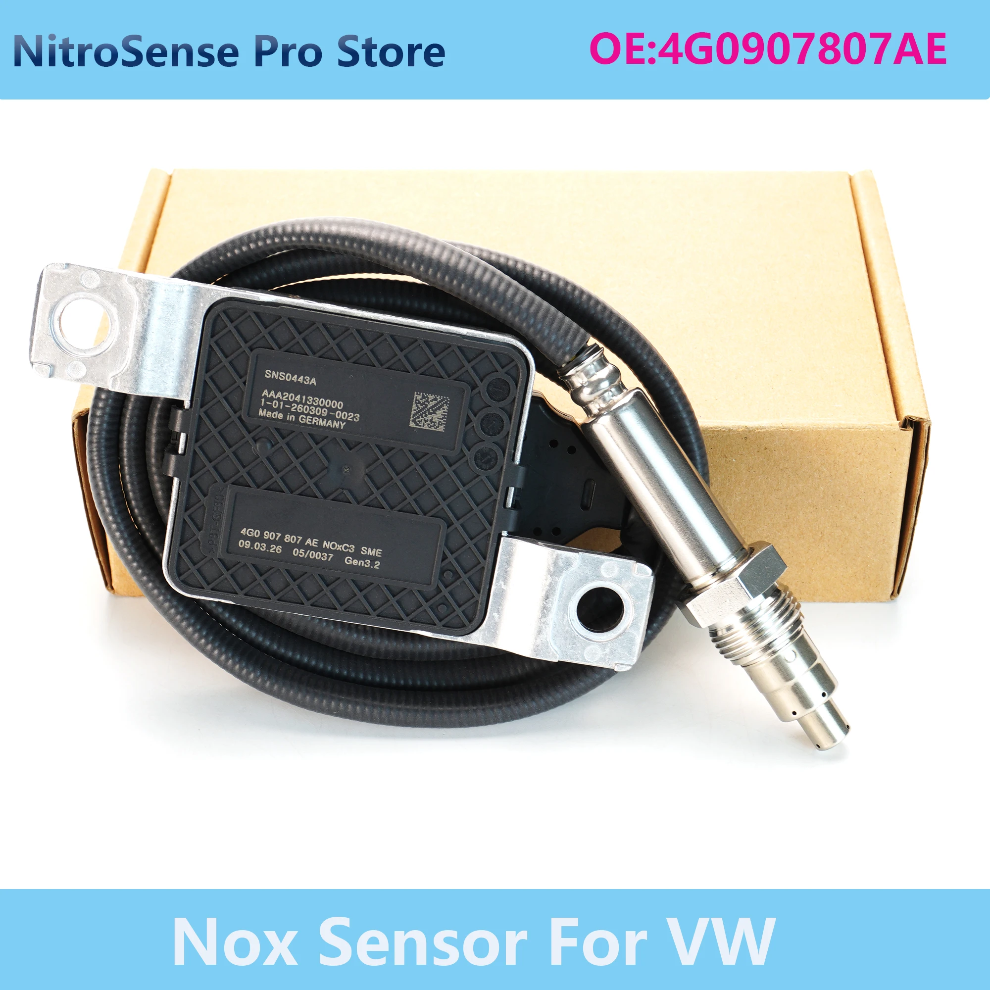 

New Arrival 4G0907807AE Nitrogen Oxide Sensor Perfect Fit For Audi 3.0 TDI Diesel Engine Parts