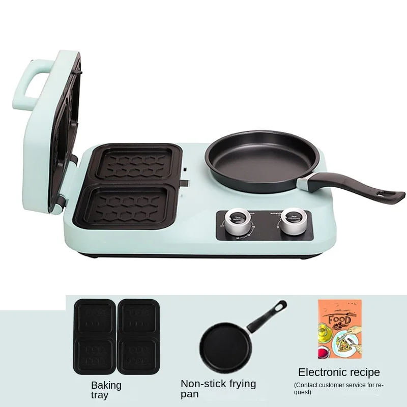 4-in-1 Breakfast Machine All-in-one Home Multifunctional Sandwich Maker Frying Toaster Toaster Toaster