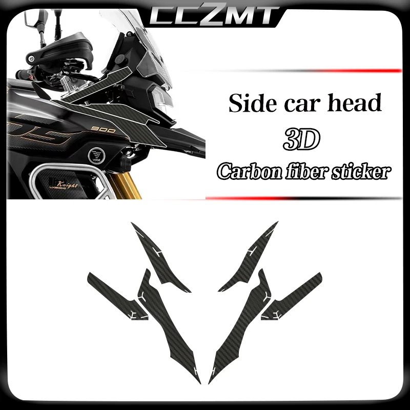 For Loncin VOGE DS900x DS900X DSX900 900 DSX 2024 Motorcycle 3D carbon fiber fuel tank sticker body protective film accessories