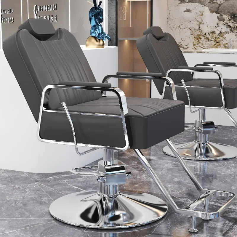 Luxury Shampoo Barber Chair Manicure Cosmetic Equipment Barber Chair Swivel Hairdresser Cadeira Gamer Commercial Furniture - view 4