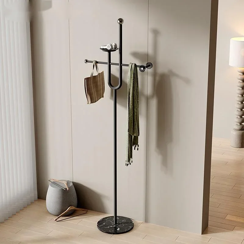 

Fashion Home Metal Clothes Rack Living Room Bedroom Clothing Store Hanging Clothes Shelf Floor To Ground Vertical Clothes Hanger