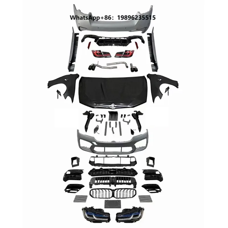 Spare Parts Old to New F90 Body Kit F10 Upgrade G30 2021 M5 Body kit 5 Series F10 2011-2017
