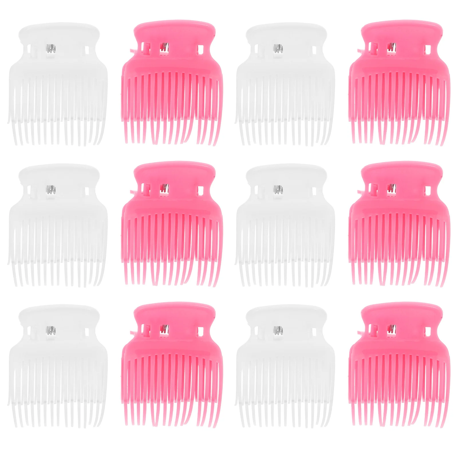 

12Pcs Claw Clips for Hair Styling Heat Resistant Salon Quality Curler Grips for Women Sectioning Tool Claw Clips