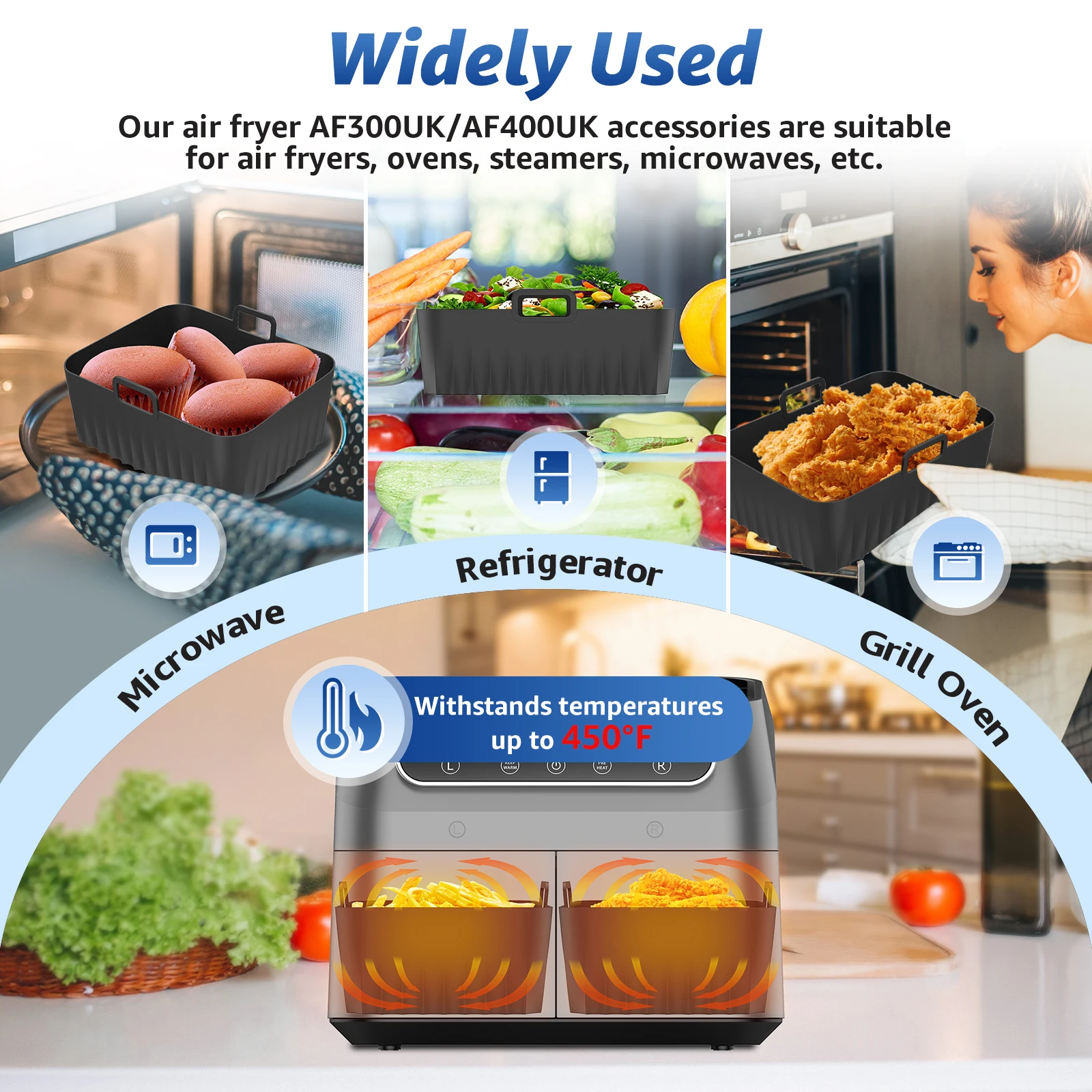 2 szt. Silikonowe wkładki do f – Kitchen Baking Pan recenzja i cena