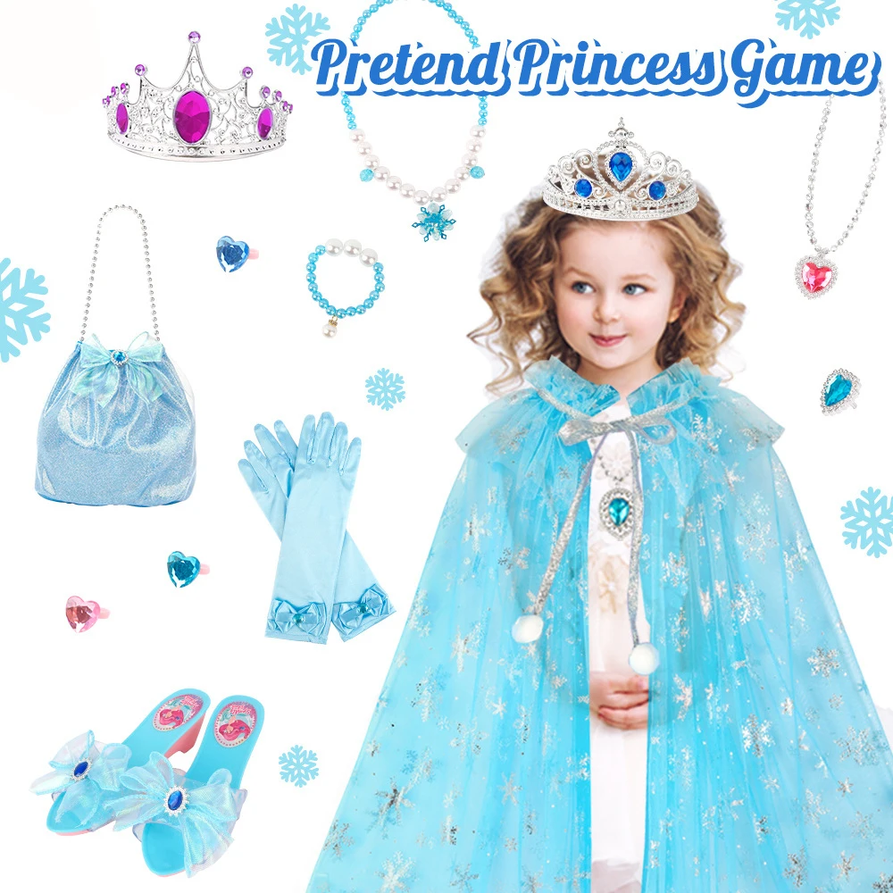 Prinzessin Kleider für Mädchen Kostüm Spielzeug Königin Kinder Cinderella Prinzessin Kleid Cosplay Geburtstag Party Kinder Kinder Karneval Mädchen