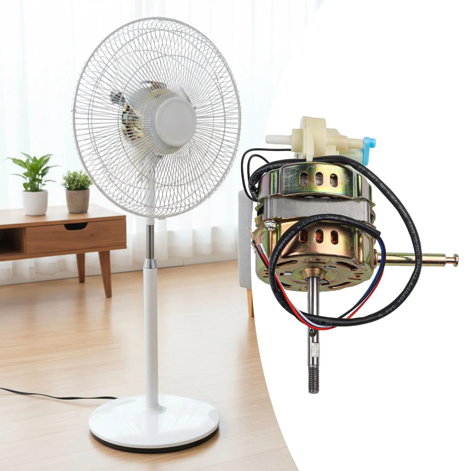 Bedroom Use Workspace Use Adjustable Fan Floor Fan Motor Adjustable Fan Motor Long-Lasting Efficiency For Bedroom