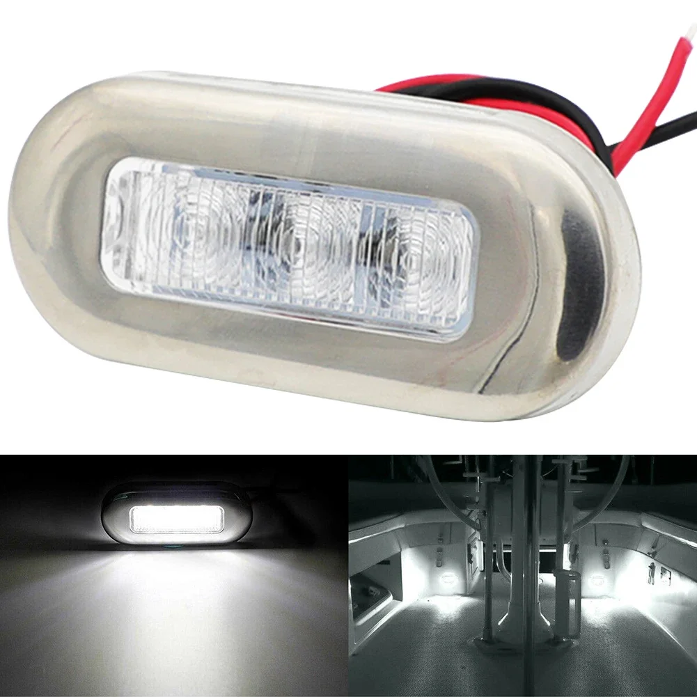 

Yacht Cabin Deck Lamp LED Courtesy Light 3LED Marine Boat Transom LED Stern Light Stair Deck Transom Light Boat Indicator Lamp