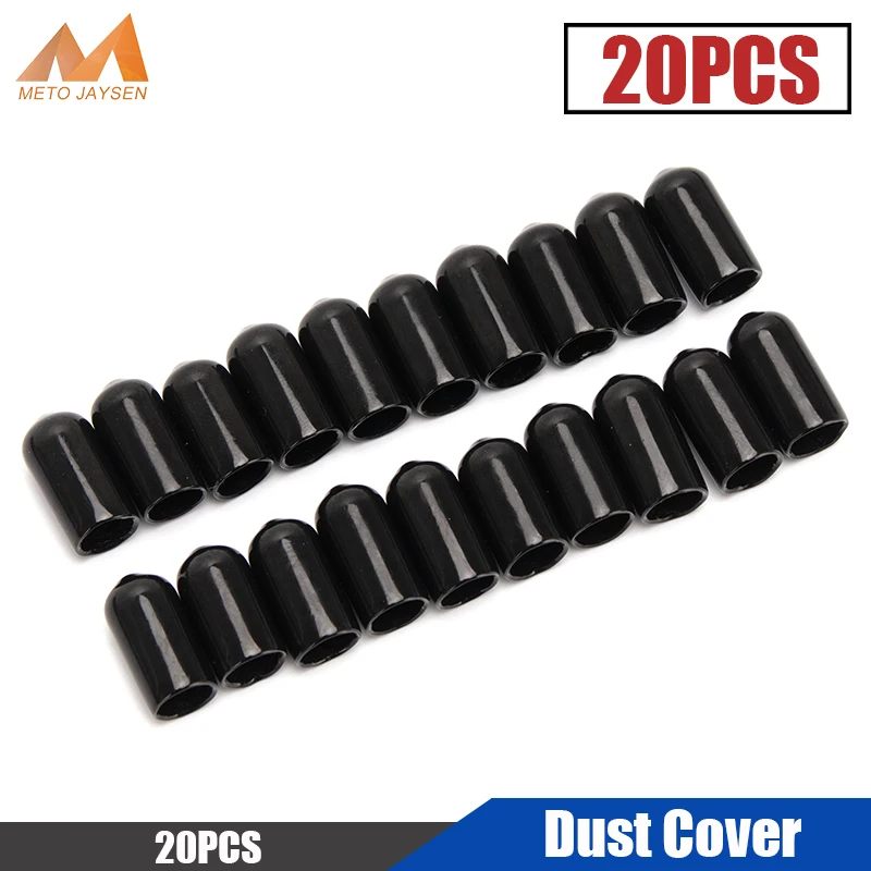 

Durable Soft Rubber Protective Cover Dust-Proof Cap for High Pressure Quick Couplers Fittings Male Plug Sockets Black 20pcs/pack