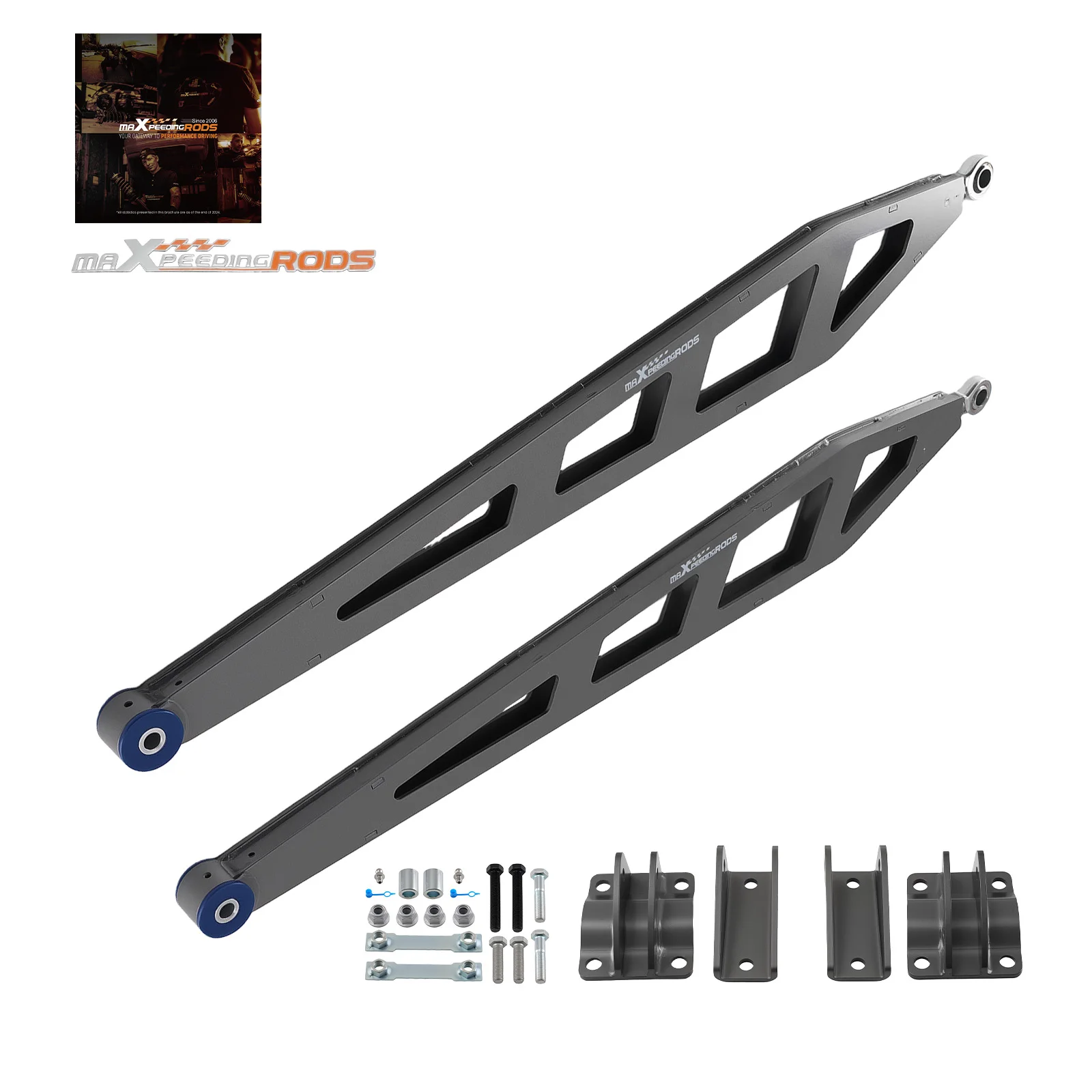 Traction Bars w/ Mounting Brackets for Silverado/Sierra 1500 4WD 2007-2018 Lift