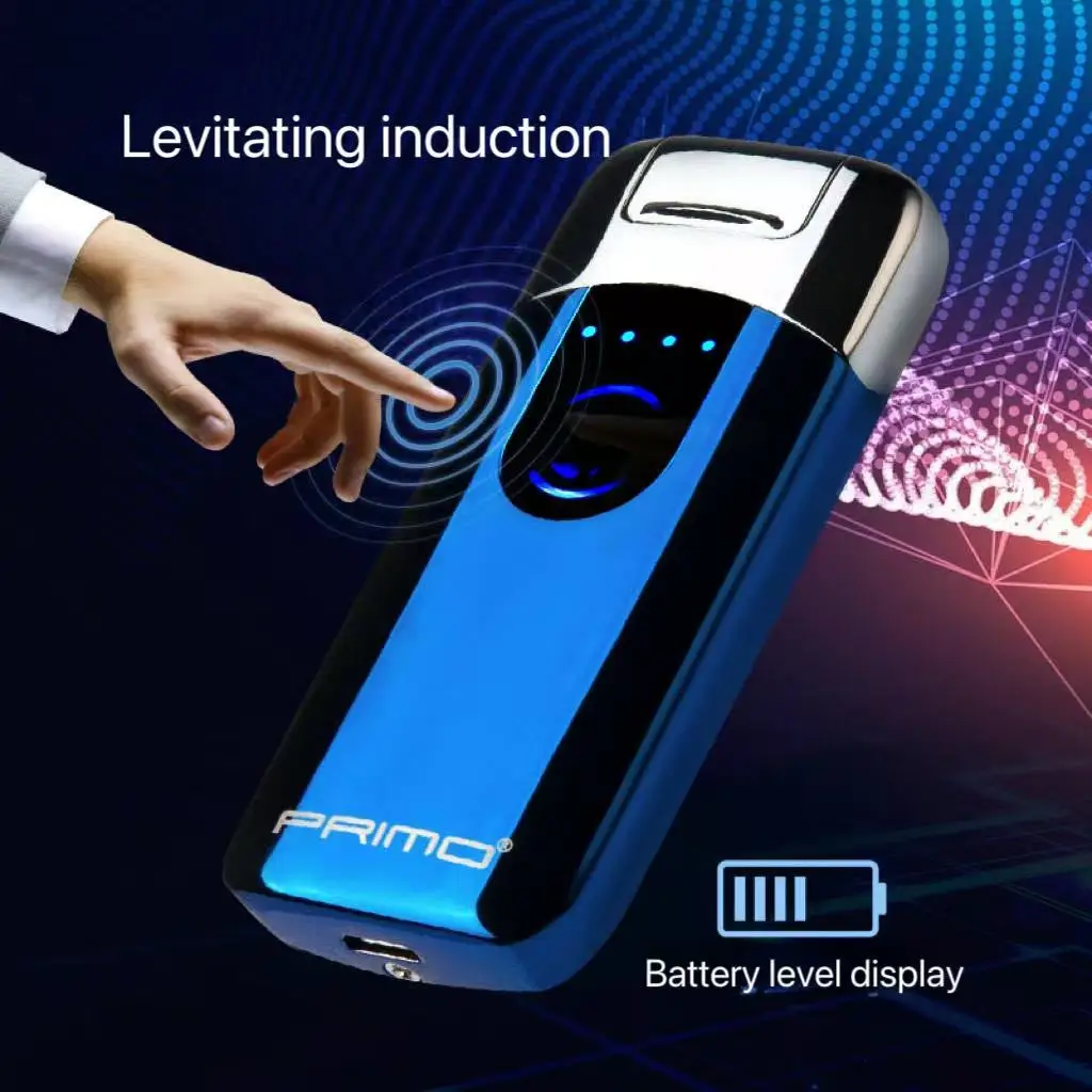 

Suspension Induction Dual Arc Lighter USB Charging Metal Material Windproof High-end Men's Cigarette Lighter Light Luxury Gift
