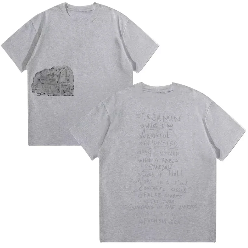 2026 Summer Zayn Malik Tshirt Room Under The Stairs Tracklist Tee Omm Women and Men Clothing Short Sleeve Round Neck Printing