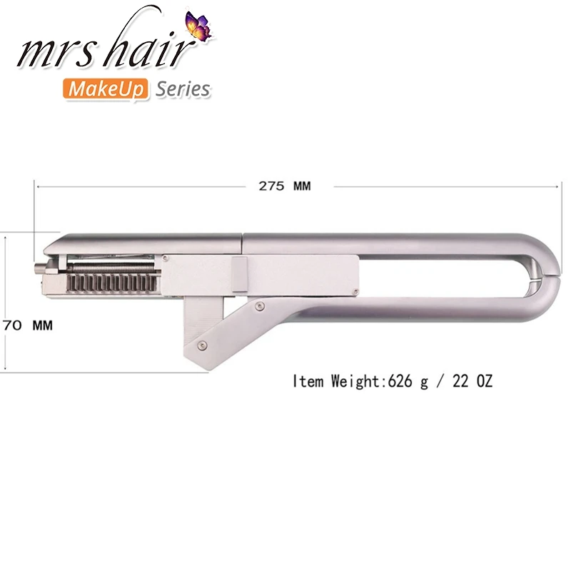 Mrshair High Tech Machine 6D1 6D-1 estensioni dei capelli strumenti per capelli per Salon 6D-1 connettore per capelli con 50g di capelli 40 pezzi pinze fibbie