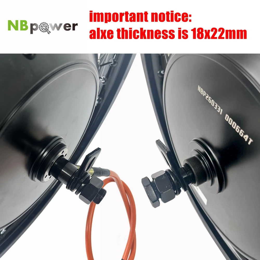 NBpower/170mm Dropout QS 273 4 - Qs Motor 273 8000W Hub Motor recension och pris