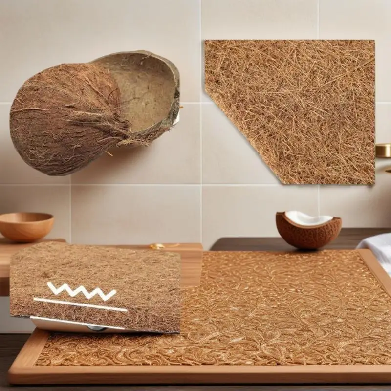 1 قطعة قابلة لإعادة الاستخدام الدجاج الفراش الحصير لوضع البيض صديقة للبيئة ألياف جوز الهند الدجاج التعشيش منصات حظيرة الدواجن التعشيش منصات