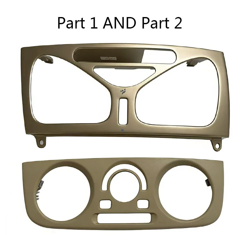 Car Radio Fascia for FIAT Siena/Palio 1996-2004/Albea/ Weekend Central Air Conditioner Outlet Dash Trim Installation Frame Kit