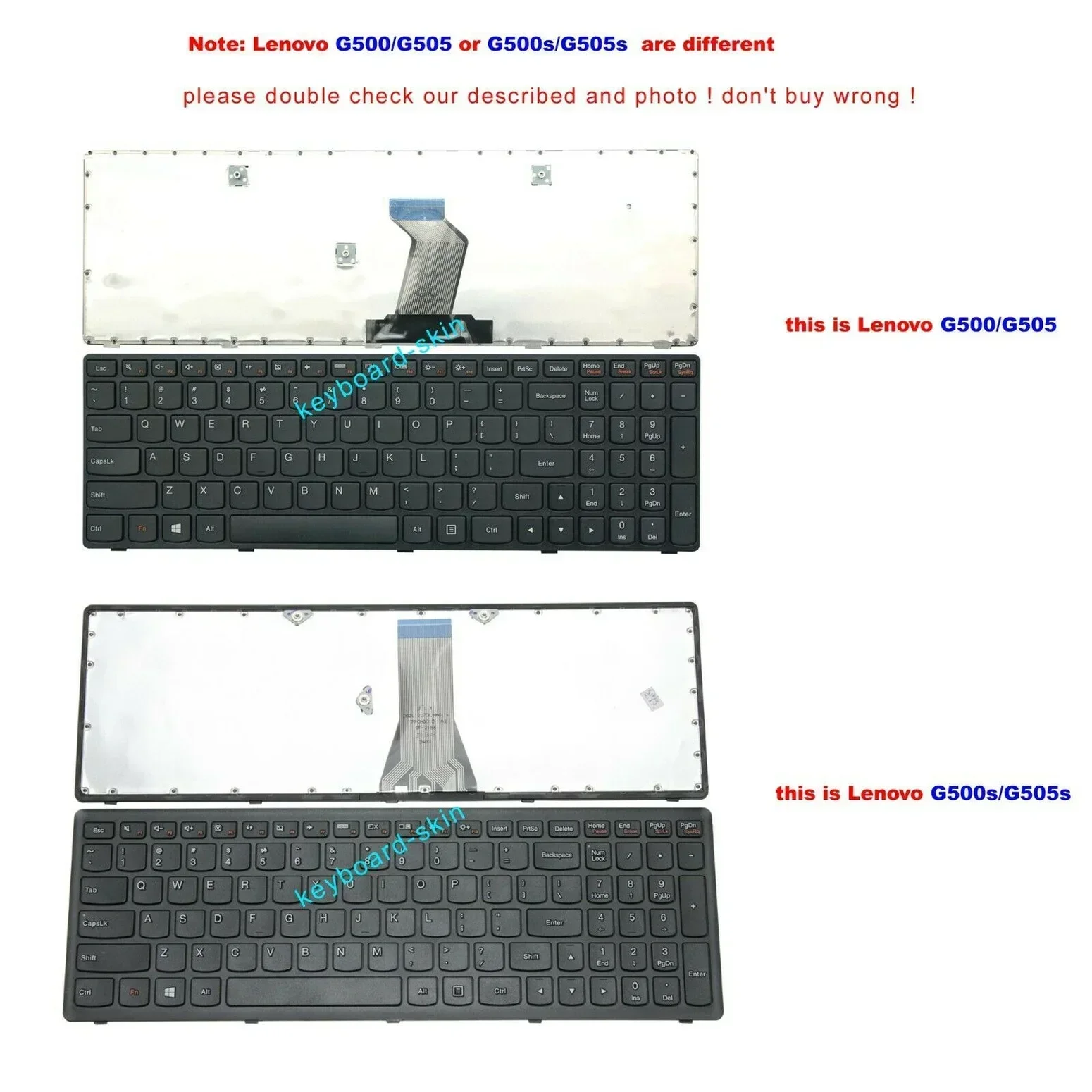 New US Keyboard backlit for Lenovo S500 S510 S510P Z510 G500s G505s G510s 25213783 T6E1-USA PK130T32B00 9Z.NAFBT.Q21 laptop