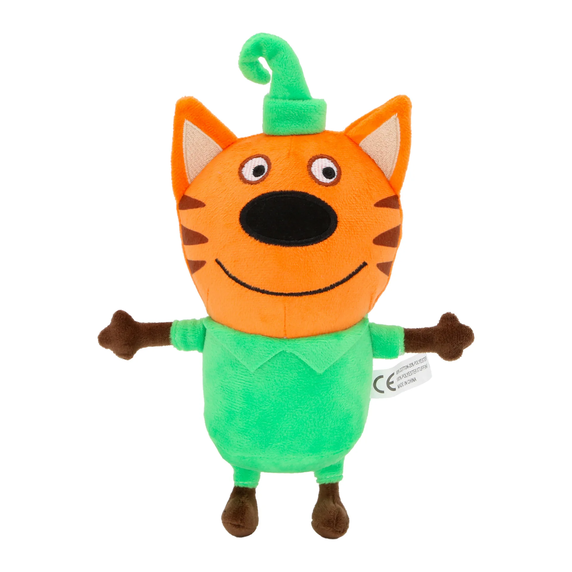 25cm Genuine kid e cats Russian Три кота My Family Three Happy Cats Plush Doll Cookie Candy Pudding Anime Cat Doll Toy Kawaii