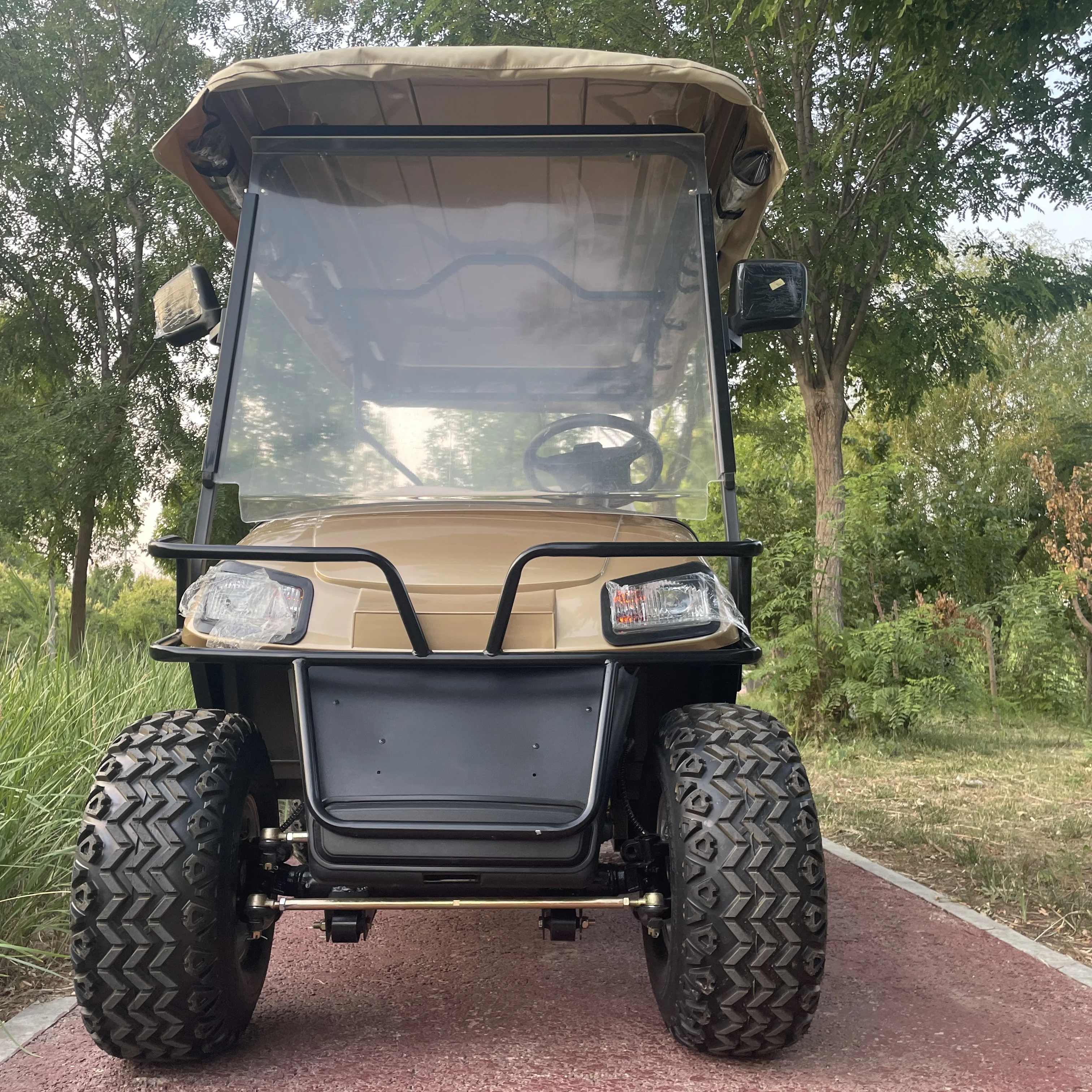 Electric Vintage Antique Classic Customizable Golf Cart Front Bumper And Front Basket Electric Golf Cart For Adults