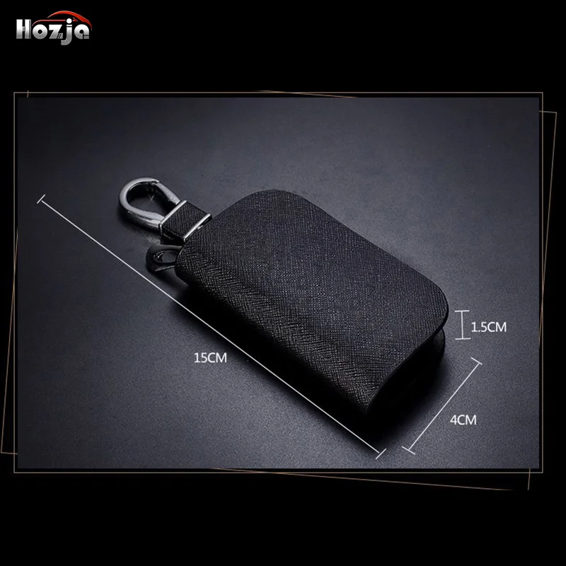 Leather Car Key Case Key Cover for New Kia Lamborghini Land Rover Lexus BMW Maserati Mazda Mercedes-Benz Hyundai BYD Accessories