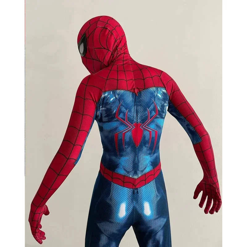 2025 جديد الكبار الاطفال لا طريقة المنزل Spidercosplay خارقة تأثيري حلي كامل ارتداءها Zentai الجلد الثاني دعوى الرجال حفلة Ju abc