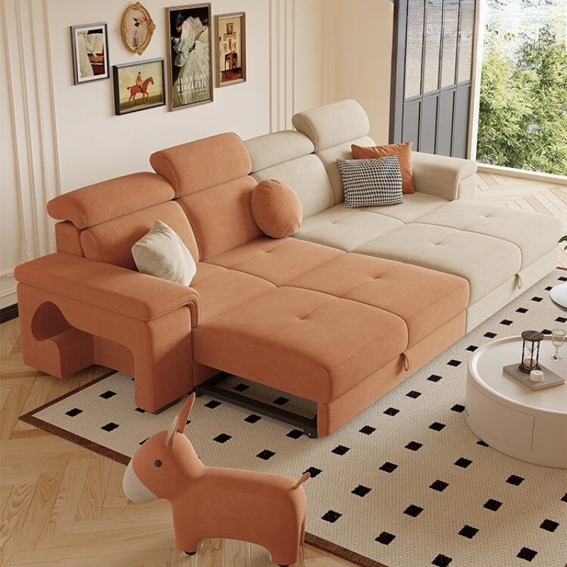 

Assorted Colors Design Sofas Orange Simple Straight Double Sofas Modern Living Room Camas Y Muebles Para El Hogar Furnitures