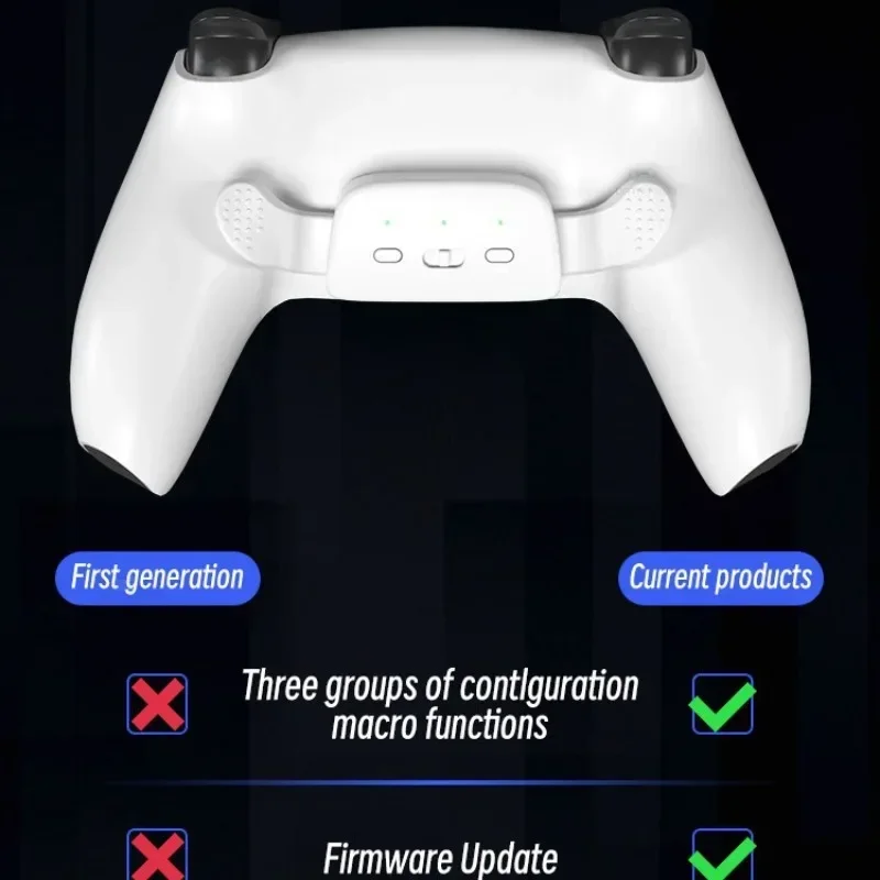 Controller PS5 Bluetooth Gamepad Elite Quad Back Buttons mappatura personalizzata programmabile scoppio a tre livelli per BDM-010/BDM-020