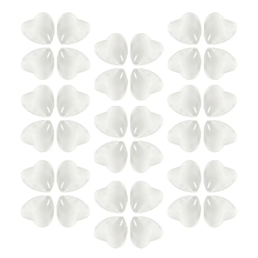 

100 шт. стеклянных подставок для лаков для ногтей, двусторонние, для эффективного подбора цветов клиентов и использования в салонах