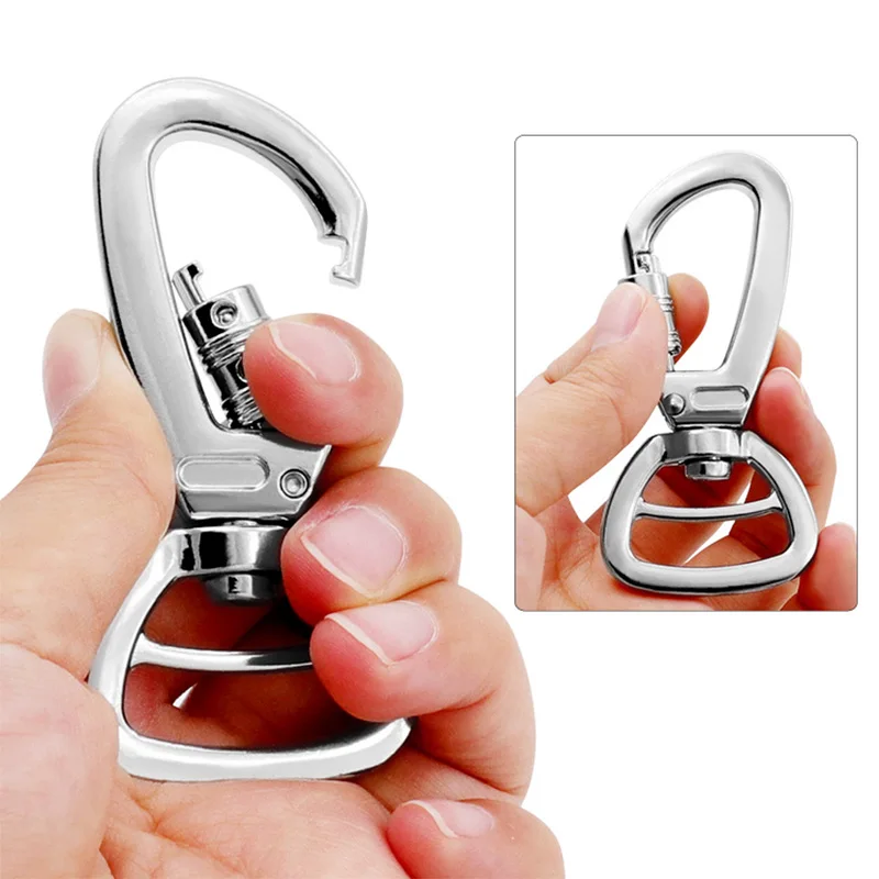 Outdoor Carabiner Pendant Keychain Backpack Buckle Bottle Clip Fishing Mountaineering Rescue Downhill Tent Camping Supplies
