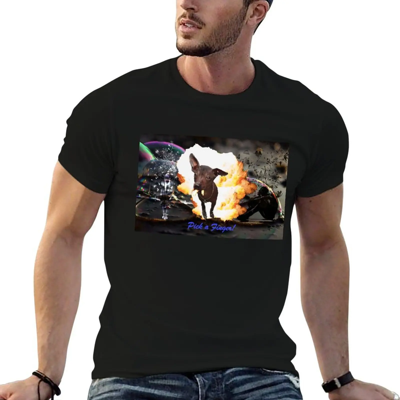 walking out of hell T-Shirt t shirts for man cotton funny anime t shirts oversize t shirt man plain T-shirt