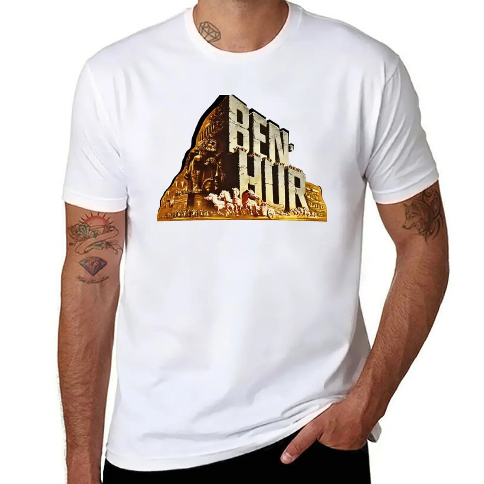 

Ben Hur T-Shirt No Iron Casual Short Sleeve Top
