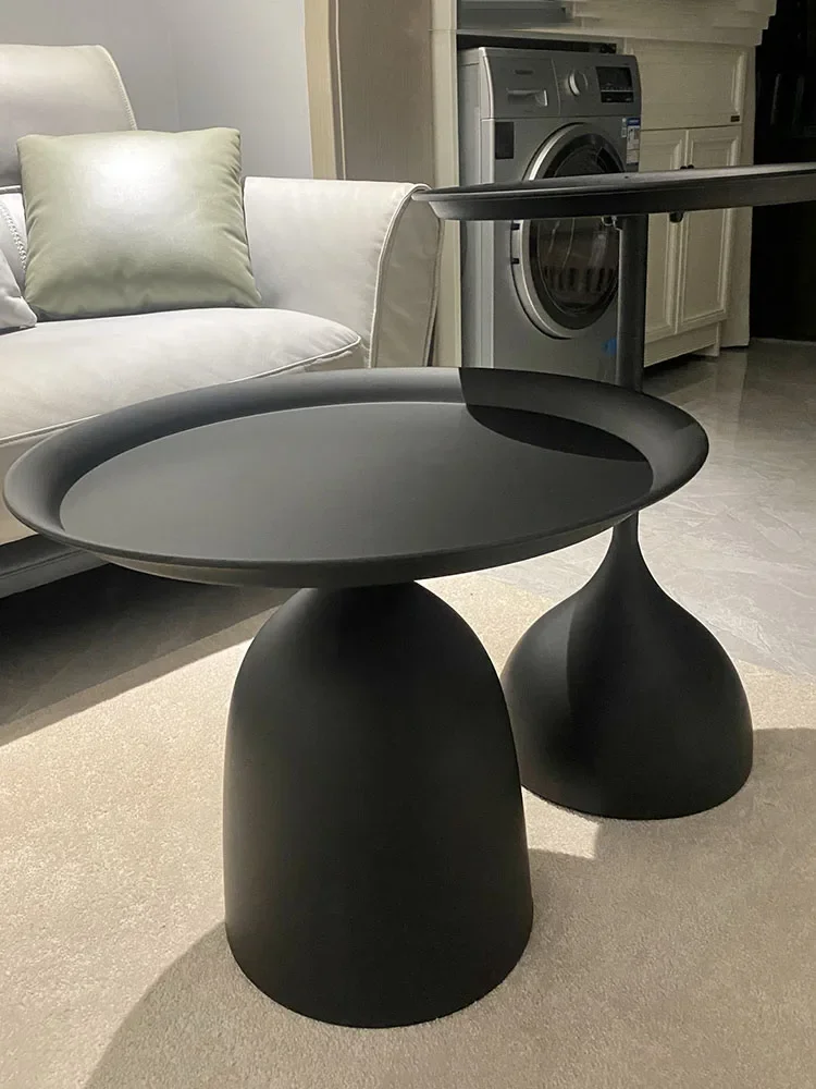 

Nordic Round Coffee Tables Metal Modern Home Furniture Living Room Auxiliary Center Side Tea Table Design Bed Bedroom Nightstand