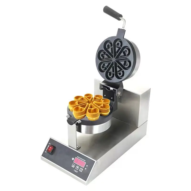 

Furnace Water Drop Petal Plaid Waffle Machine Electric