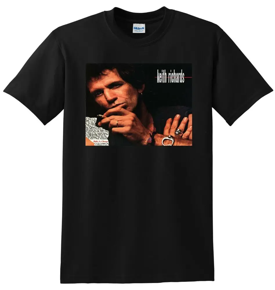 RICHARDS T SHIRT talk is cheap vinyl cd cover SMALL MEDIUM LARGE XL High Quality 100%Cotton Short Sve