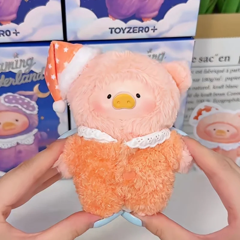 Toyzeroplus auténtico Can Pig Lulu Dream Series caja ciega llavero de felpa muñeco de peluche cara suave Linda figura Gashapon