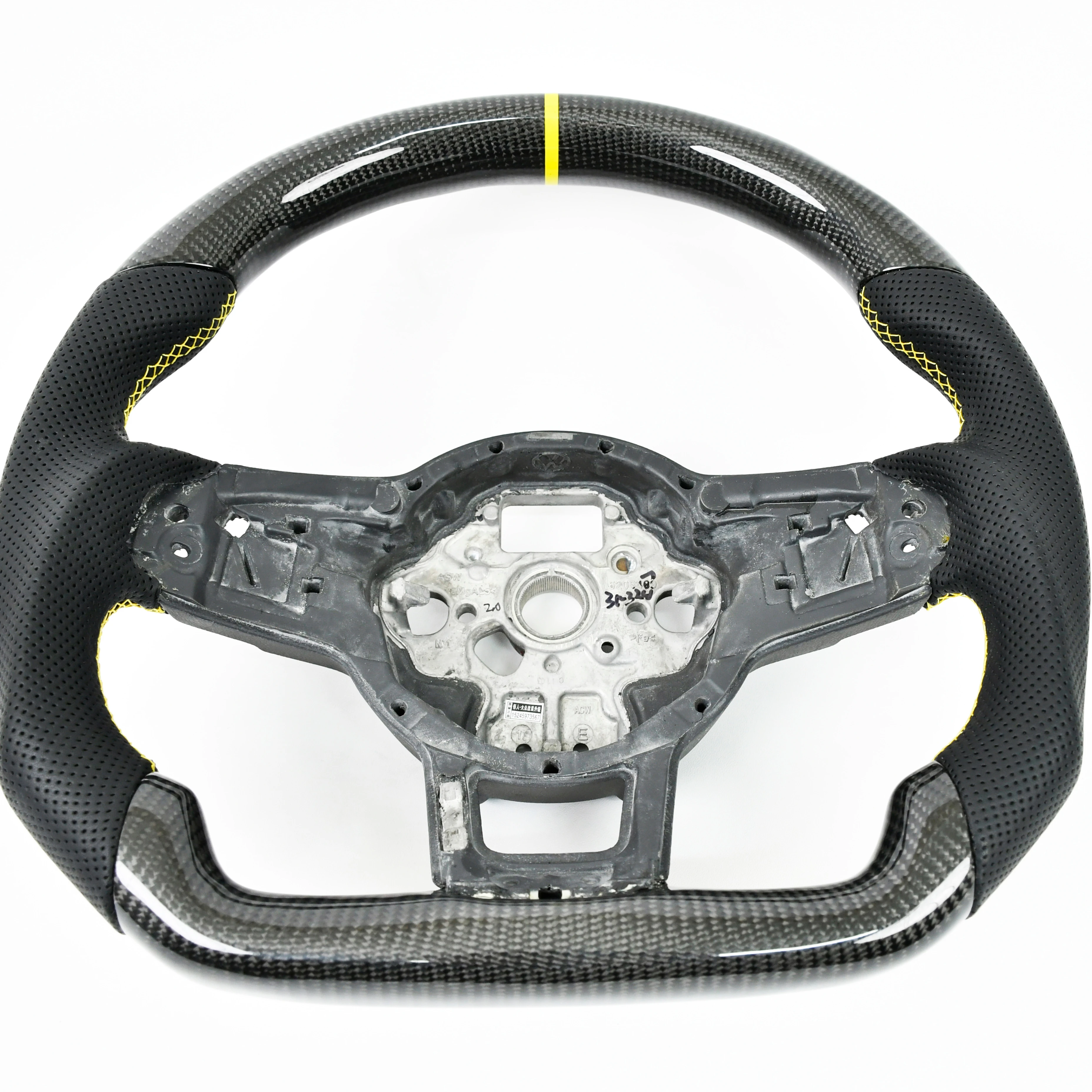 Real Carbon Fiber Steering Wheel for Golf MK6 GTI R