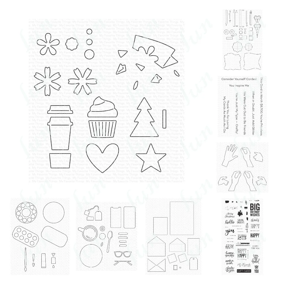 Hands Scraps Silicone Stamps and Cutting Dies Sets Scrapbooking Decoration Diy Making Greeting Card Embossing Stencil Template