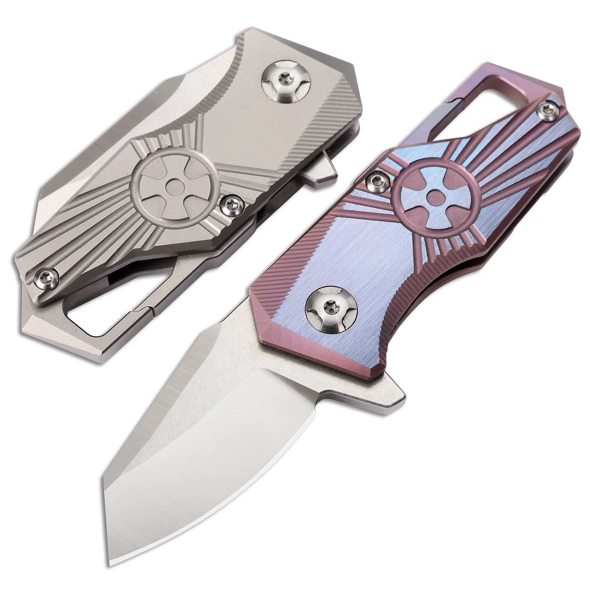 Titanium alloy Mini knife M390 Pocket Knife EDC Outdoor Multi-function Tool