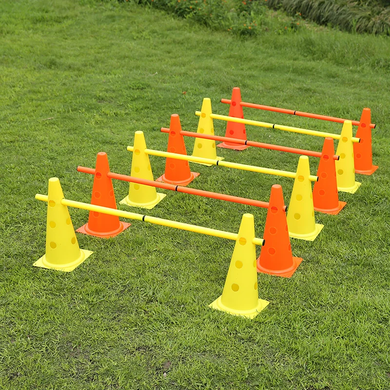 1set 38cm football and basketball training equipment logo bucket barrier ice cream cone training barrier post logo plate