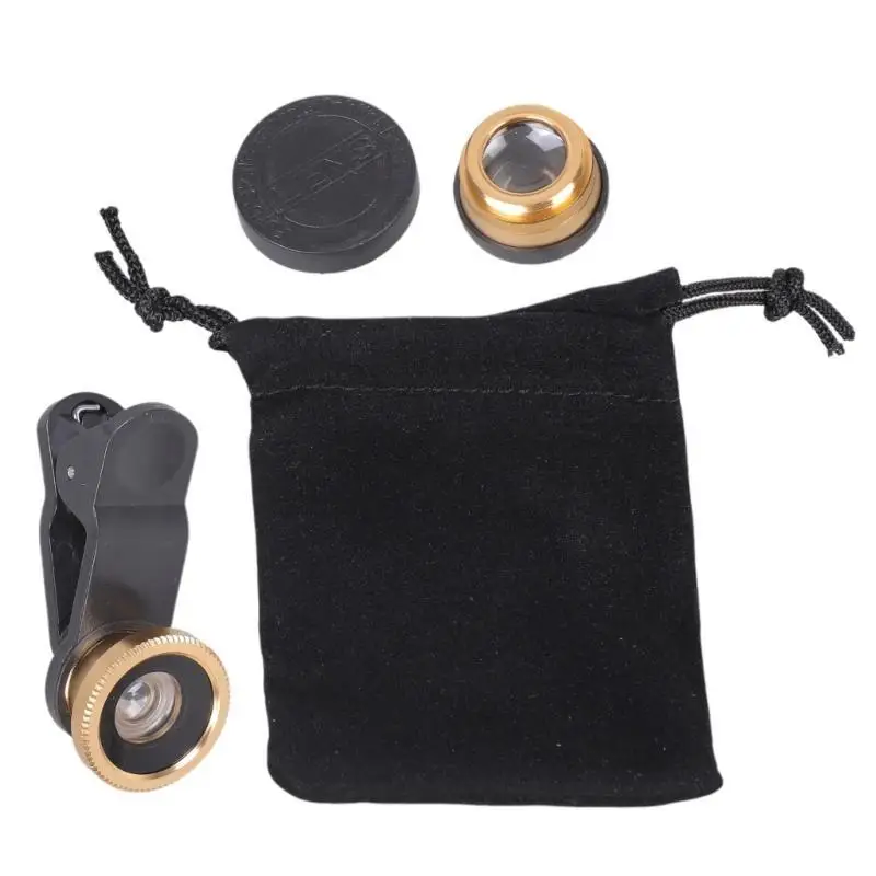 

Clip On Lens Camera Lens Wide Fish Eye Lens Portable Clip Lens