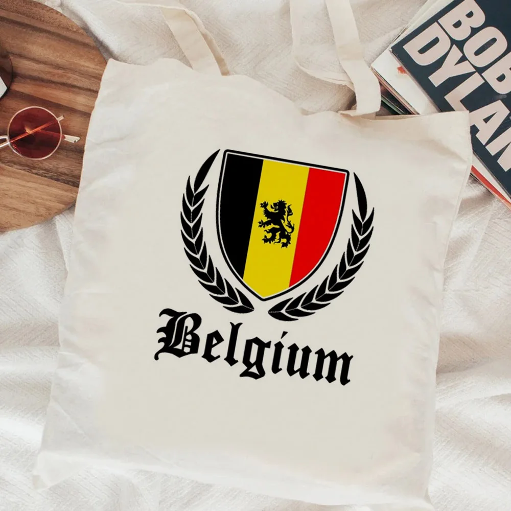 Belgium shopping bag shopping bolsa bolsas de tela tote shopper canvas bag reciclaje string net bolsas ecologicas cabas