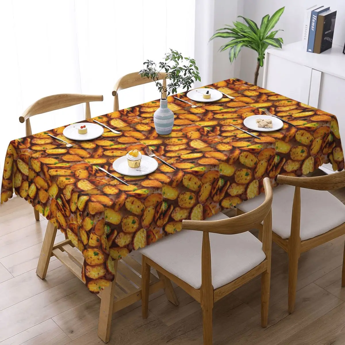 I Don't Know I'm Just A Potato Potato Customized Rectangular Tablecloth Waterproof Table Cover for Dining Events Table Cloth
