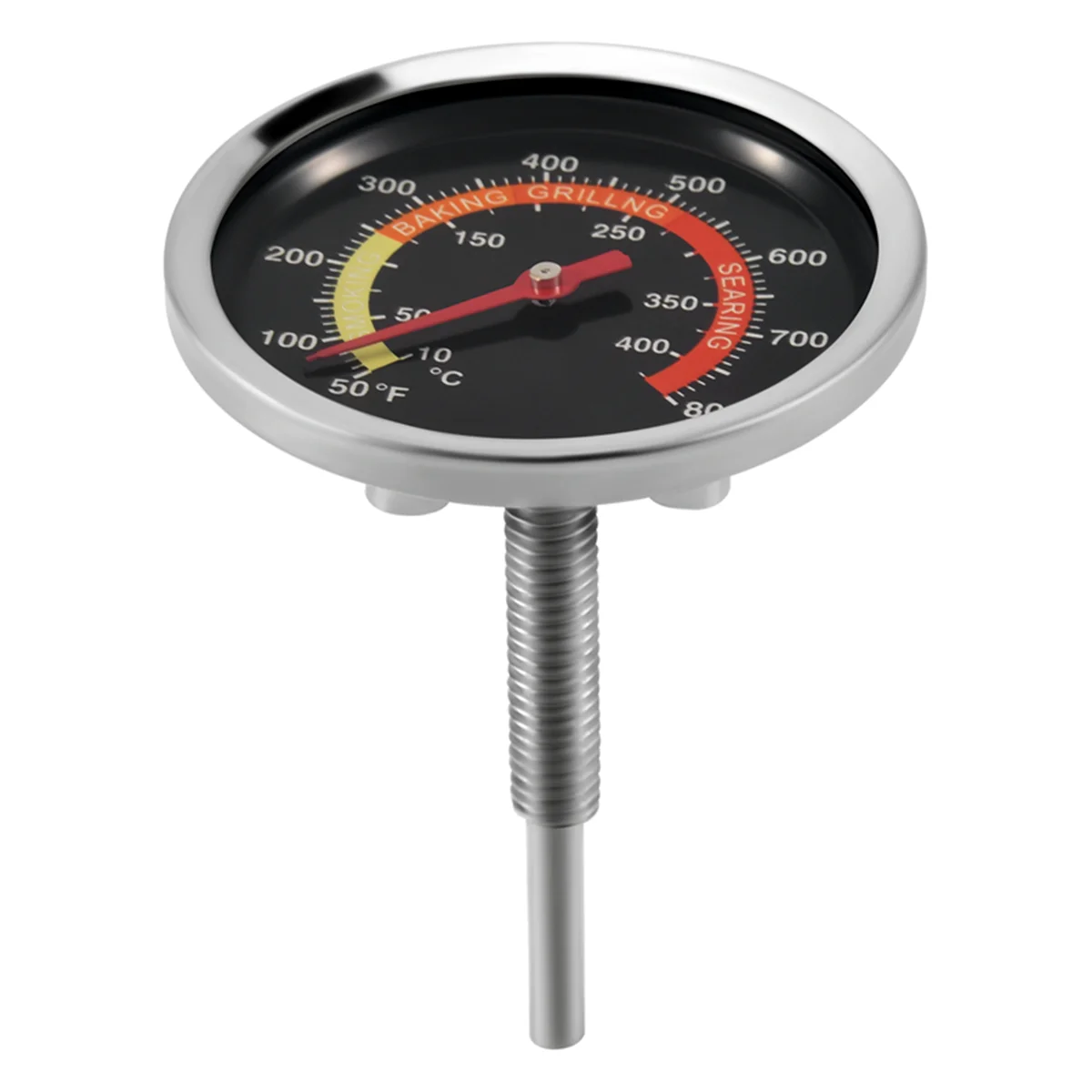 Grill Thermometer Roker Temperatuurmeter Houtskool Grill Pit Roker Thermometer Warmte-Indicator Voor Vlees Koken