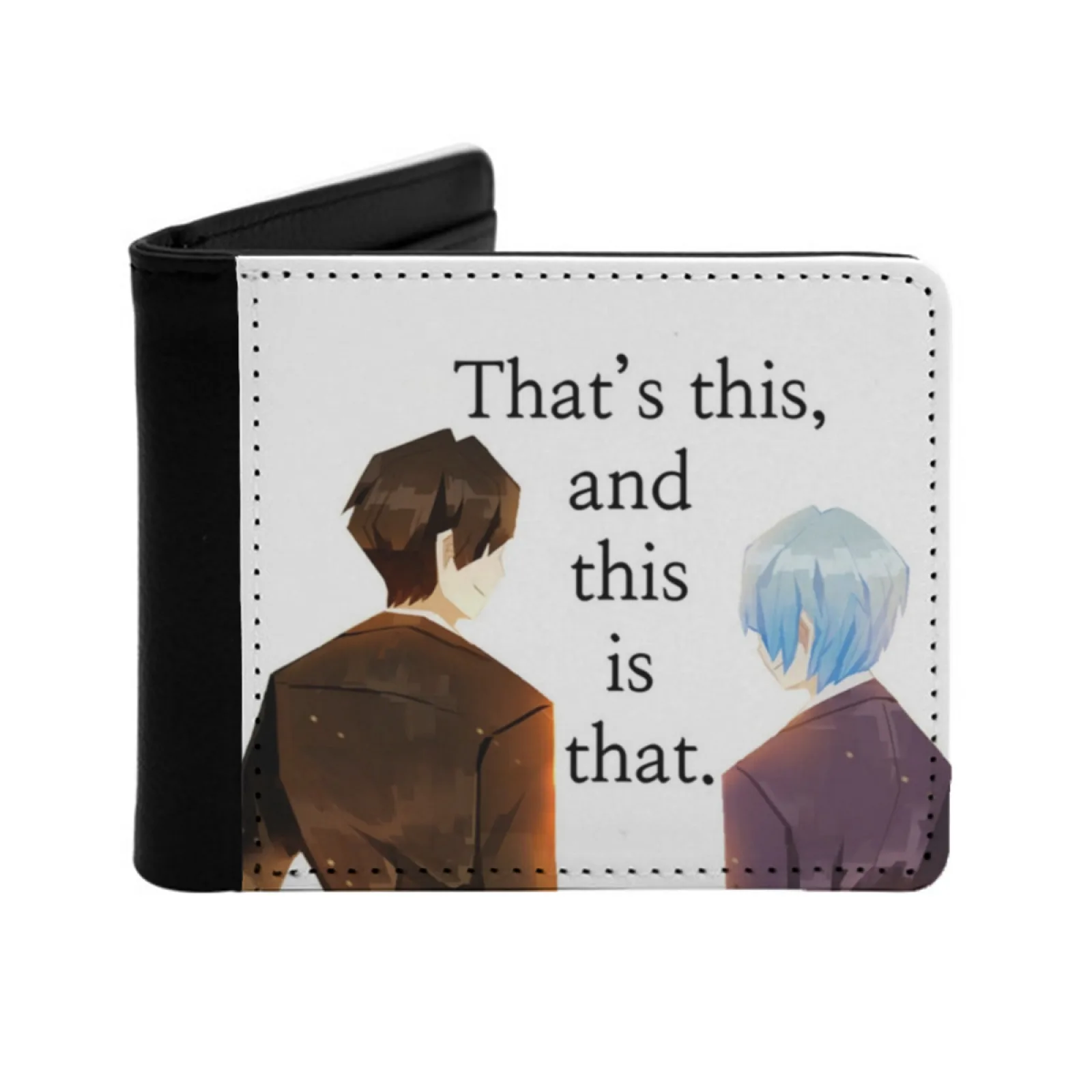 

Это короткий мужской кошелек, многофункциональный кошелек, мужской кошелек из искусственной кожи, библиотека Ruina Lobotomy Corporation Lor Roland