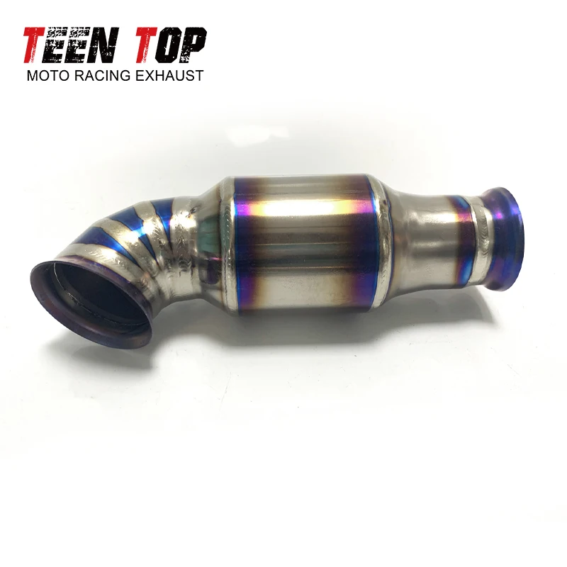 Motorcycle Exhaust Middle Link Pipe For KTM Duke 250 Duke 390 RC390 Titanium Motobike Escape Moto Connect Tube RC390 Middle Pipe