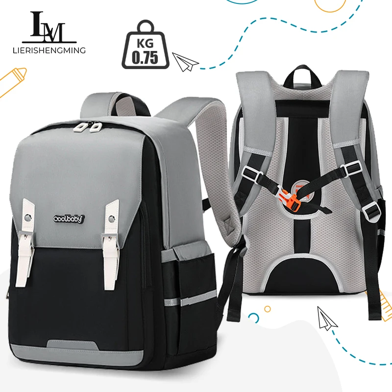 Teenager School Backpack for Boys Girls Backpack for Kids Children Elementary Middle School Students Bag for Ages 6-12