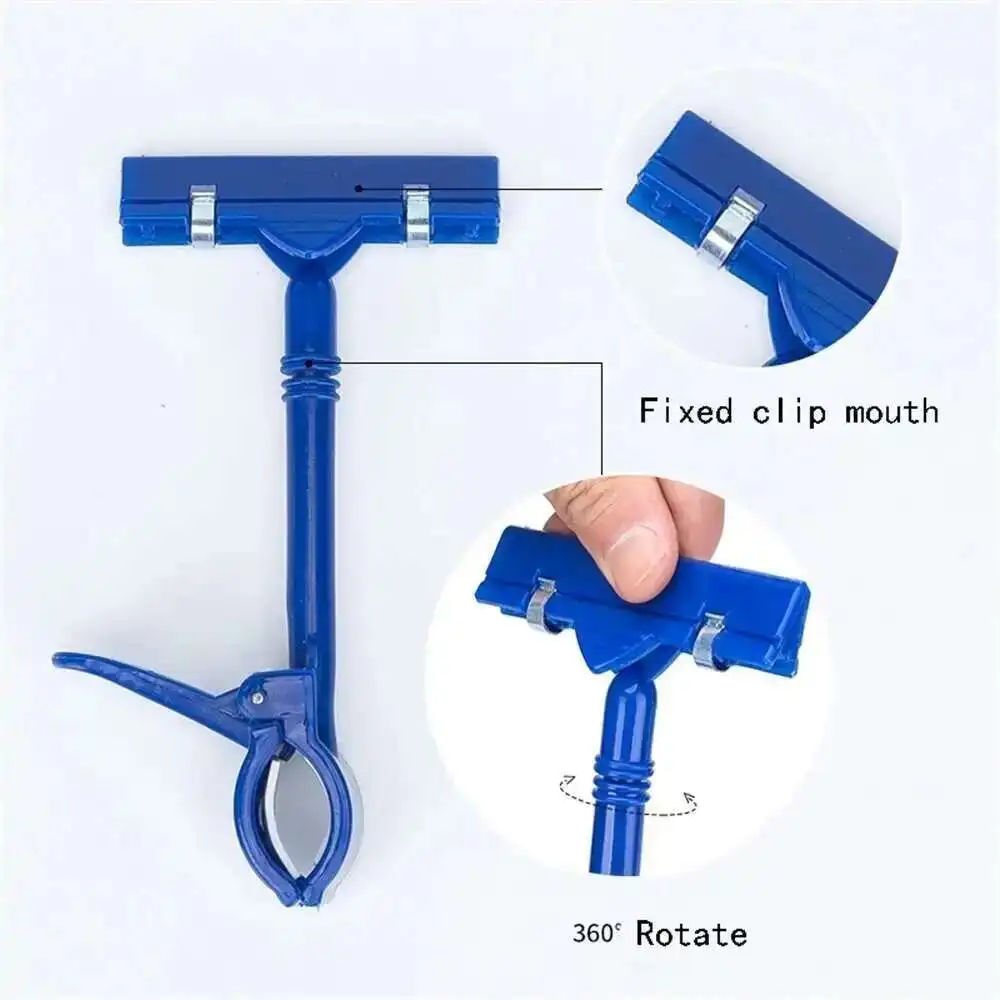 

100pcs Colorful Pop Sign Clip Advertising Tag Card Clip Label Price Tag Holder Price Talker Memo Clip Snap Clamps Display Rack