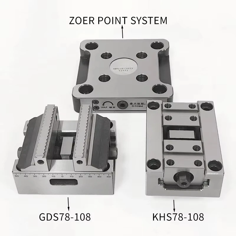 GDS78-108 High Precision Modular Self-Centering Vise for CNC Milling and Grinding Small Parts
